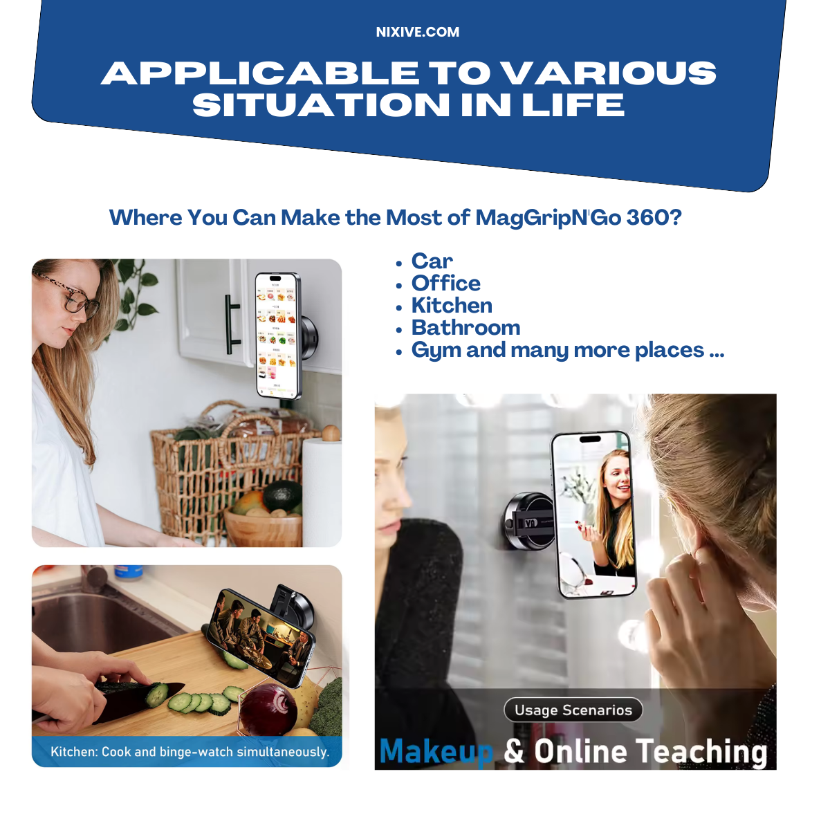 Stickys Magnetic Suction Phone Holder