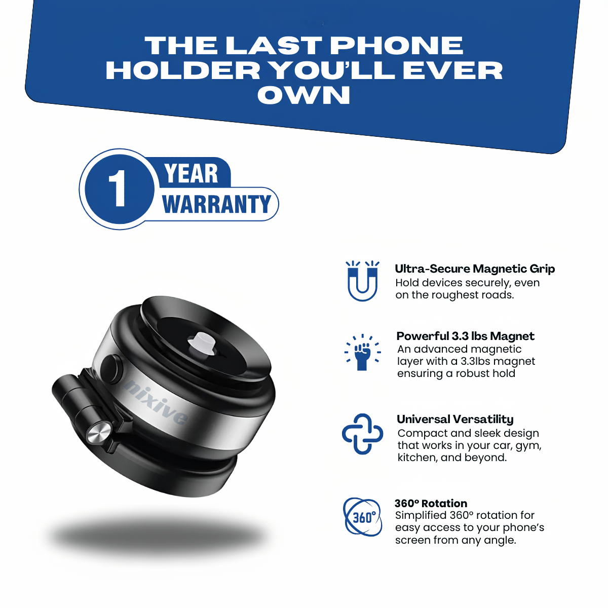 Stickys Magnetic Suction Phone Holder