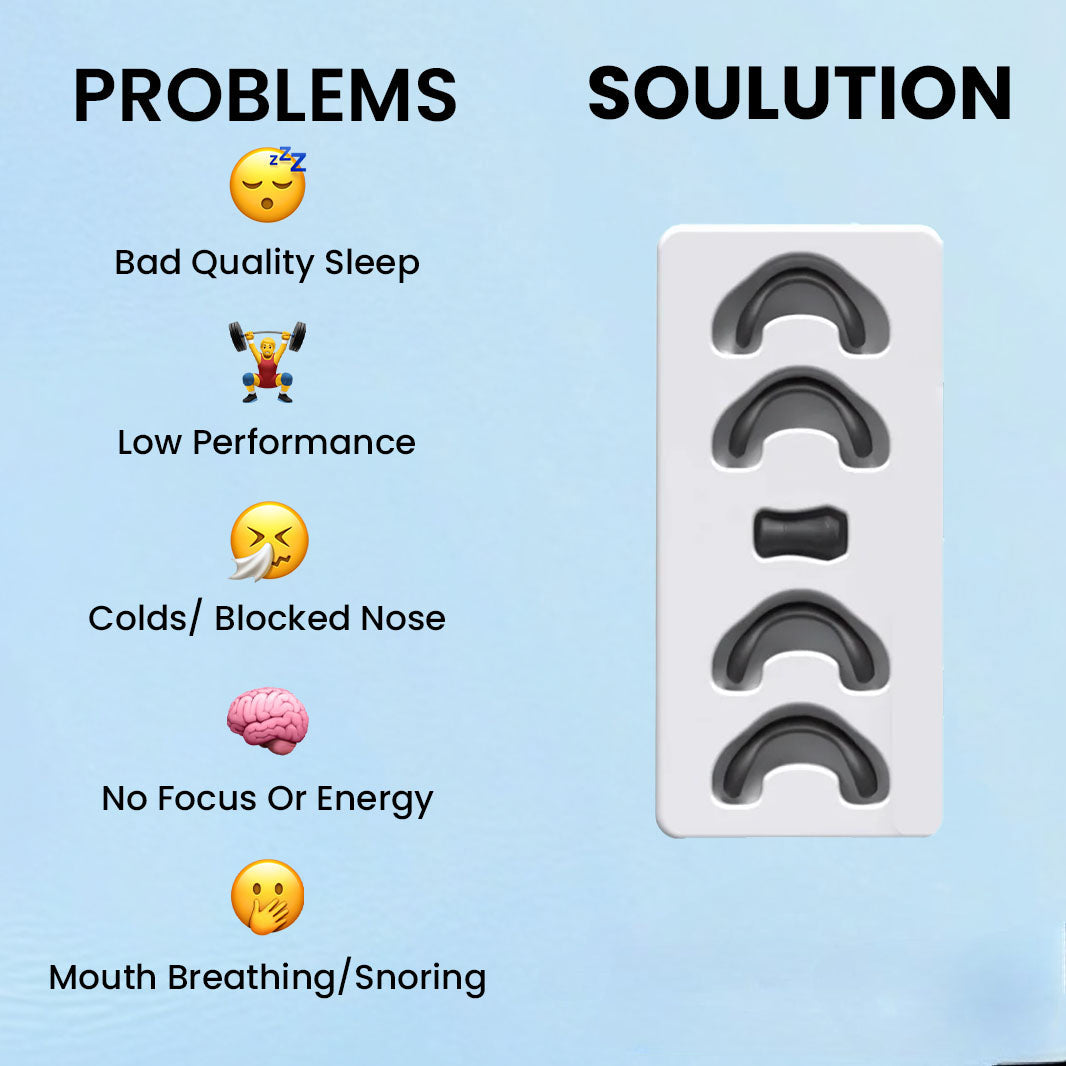 Magnetic Breathing Nasal Strips