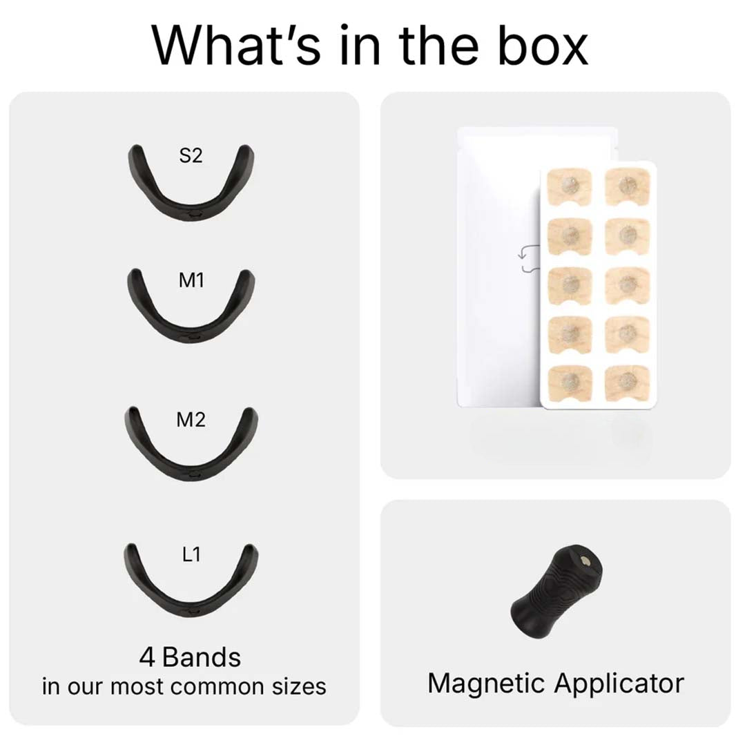 Magnetic Breathing Nasal Strips