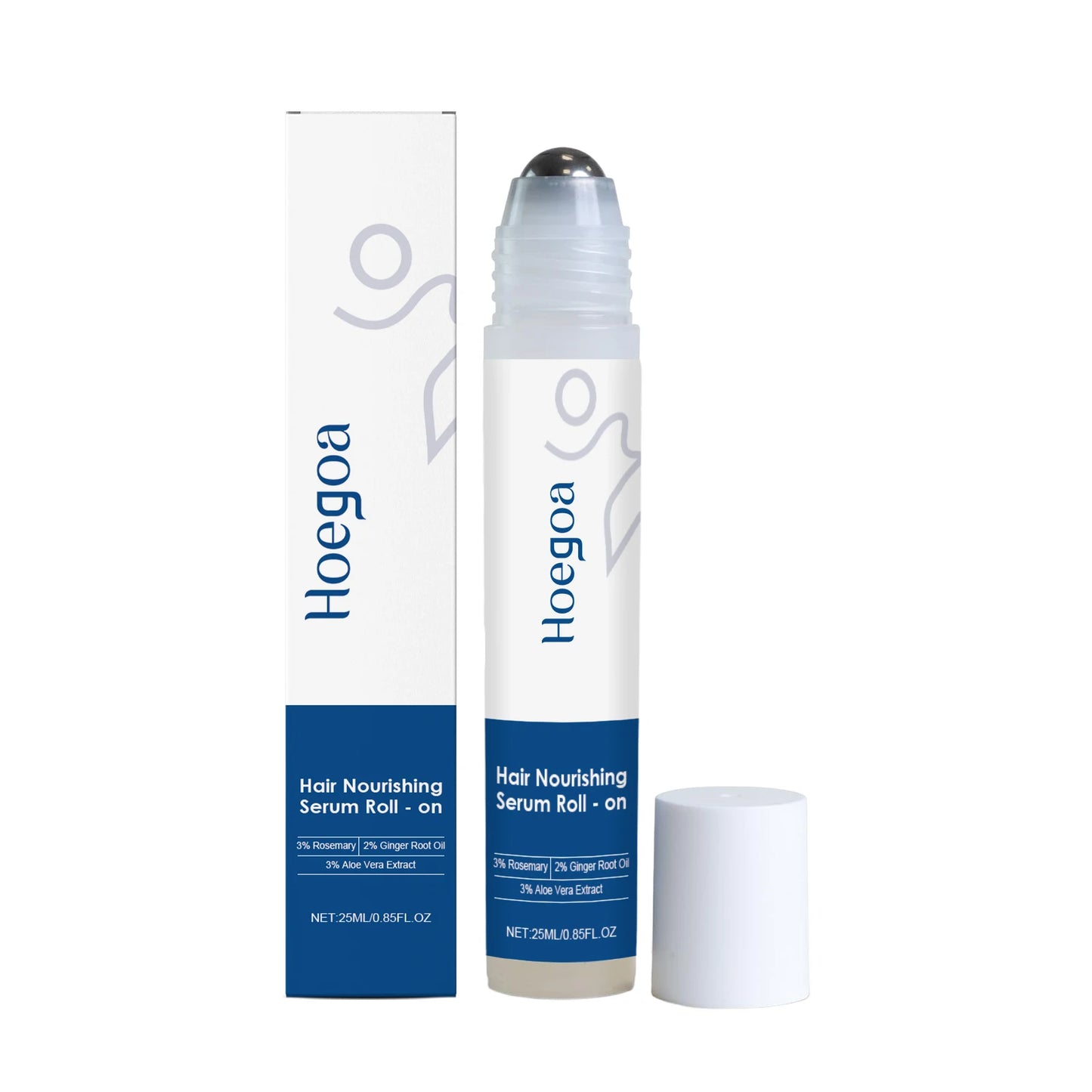 Fast Hair Growth Serum Nourish Hair Follicle Massage Scalp Care Essential Oil Roller Improve Dry Frizzy Hair Smoothing Essence