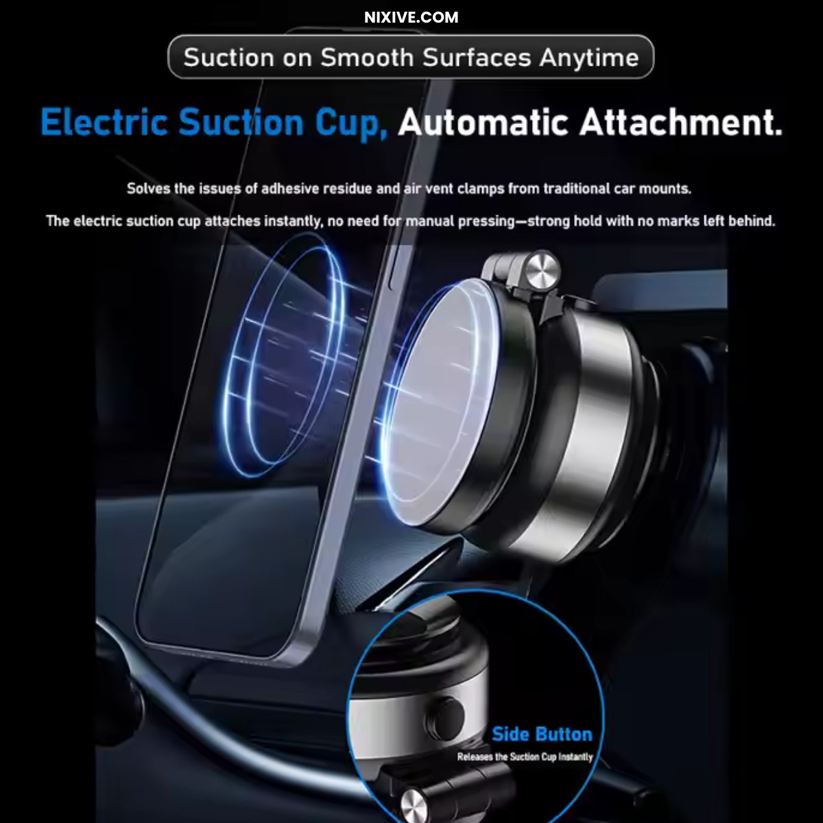 Stickys Magnetic Suction Phone Holder