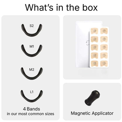 Magnetic Breathing Nasal Strips